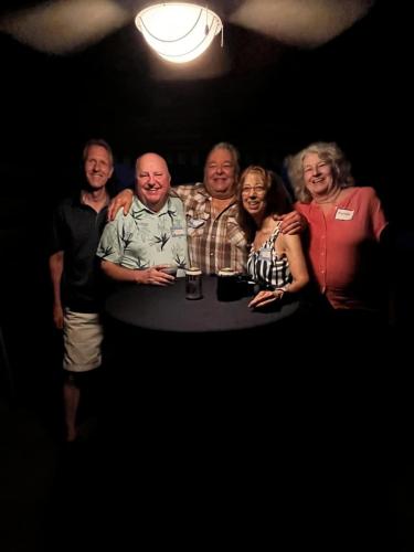 Byron Peterson, Larry Howell, Dave Foat, Barb Aavang, Marlene Frisbie