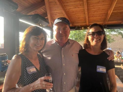 Nan Hull, John Donahue, Dee Robinett Donahue