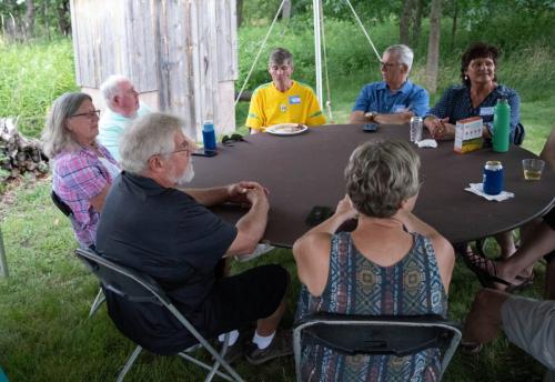 Kelly and Randy Redemski, Donna Swanson, Howie Stock, Terry Engle, Alan and Fay Wilson