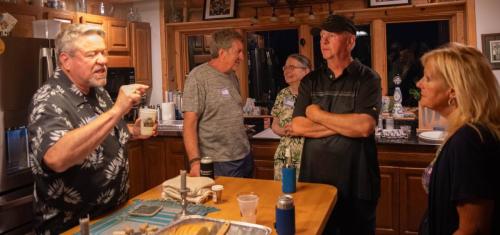 Tim Fisher, Hugh Frisbie, Jane Gerloff, Dave & Kim (Sahs) Mansfield